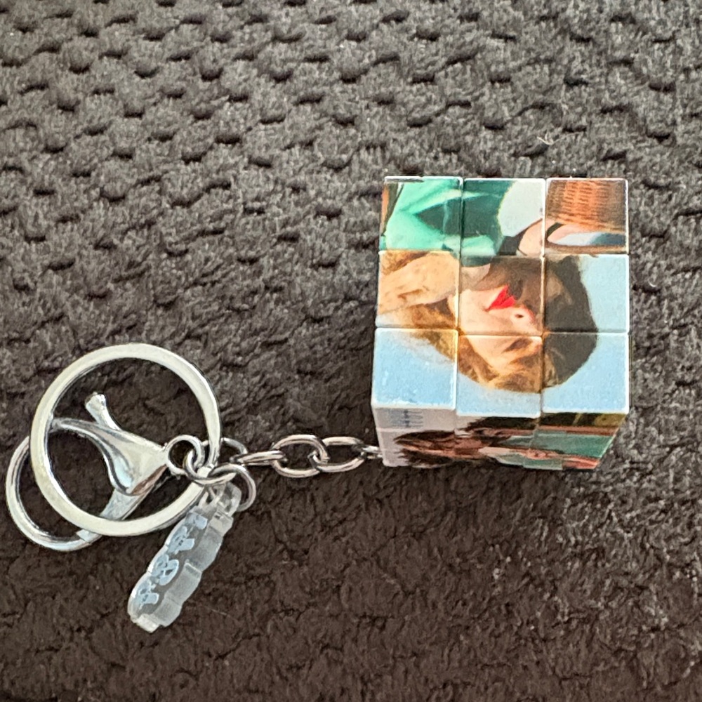 Colorful Cube Keychain